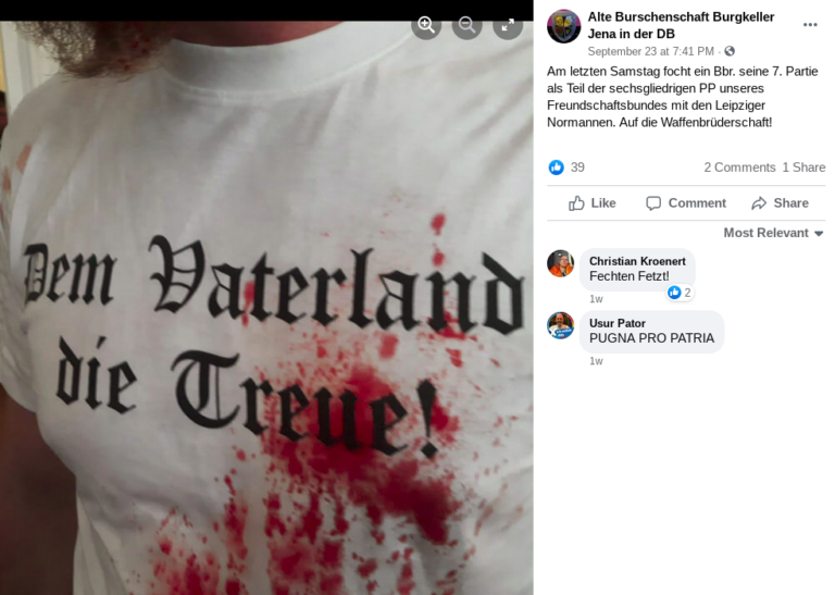 Burschenschaft Arminia auf dem Burgkeller Rechercheportal JenaSHK