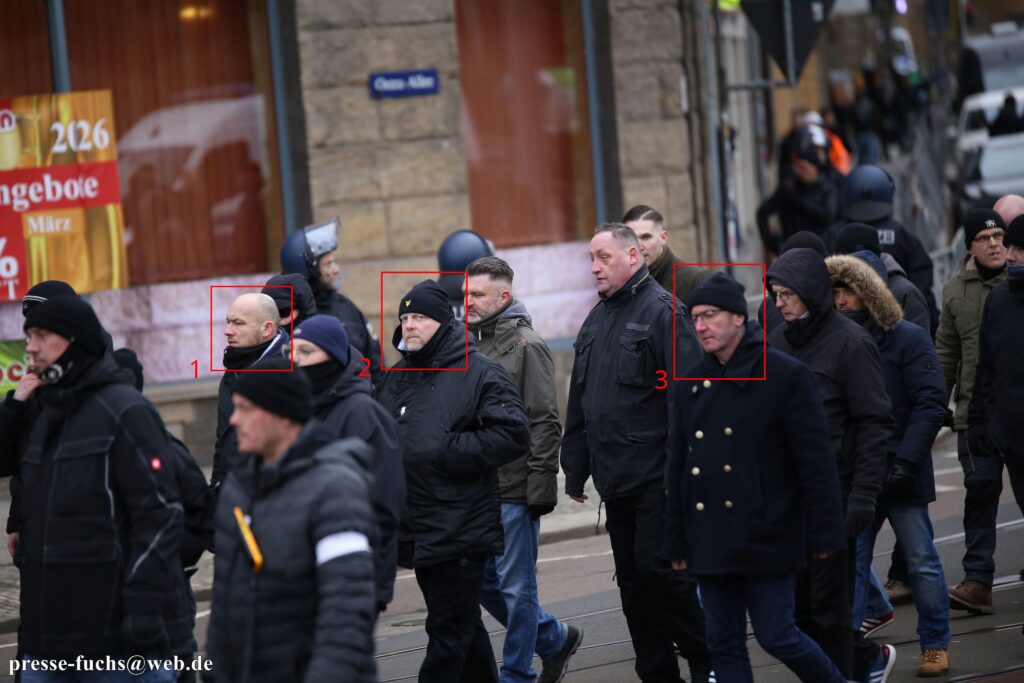 Andreas Segieth, Ronny Linke und Nils Krüger